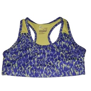 Old Navy Active Girls Sports Bra Large 10/12 Leopard